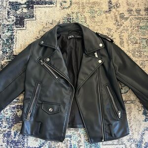 Zara leather jacket